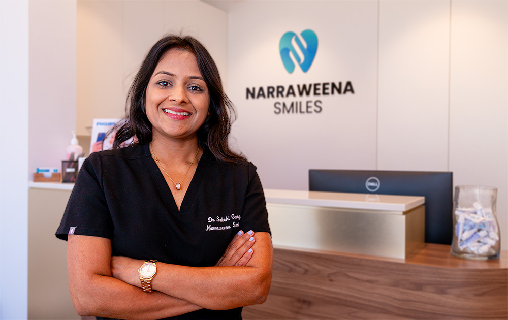 Dr Sakshi from Narraweena Smiles Clinic {{brizy_dc_image_alt imageSrc=